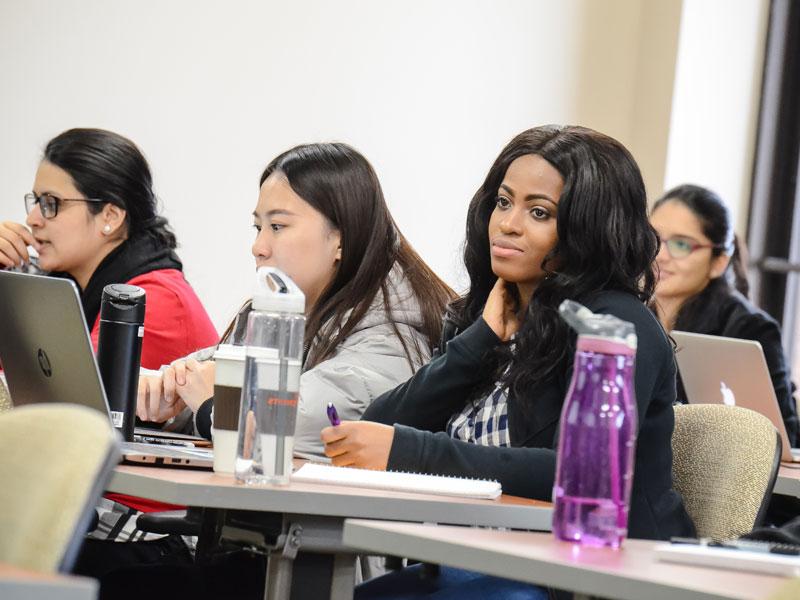 students listening to a lecture